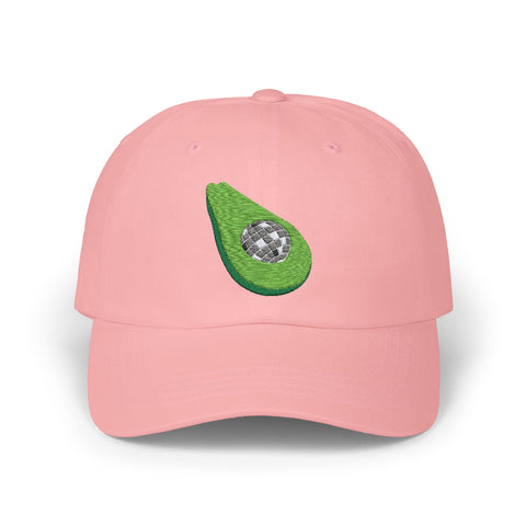 Disco Avocado Embroidered Cap